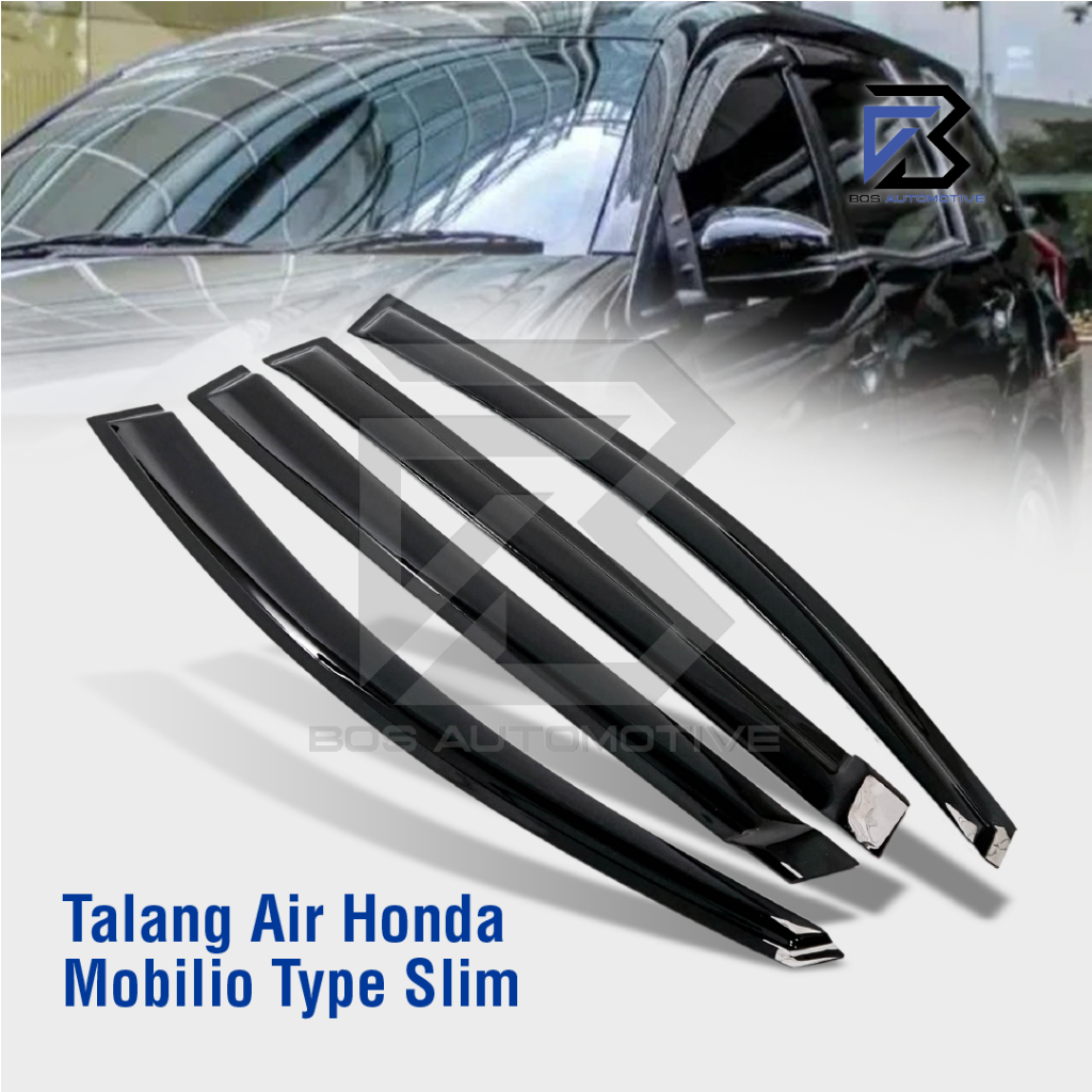 Talang Air Pintu Mobil Honda mobilio 2014 â€“ 2017 Model Slim 4 Pintu - foto-produk-4