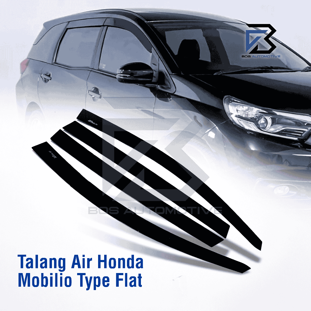 Talang Air Pintu Mobil Honda mobilio 2014 â€“ 2017 Model Flat Rata 4 Pintu - foto-produk-5
