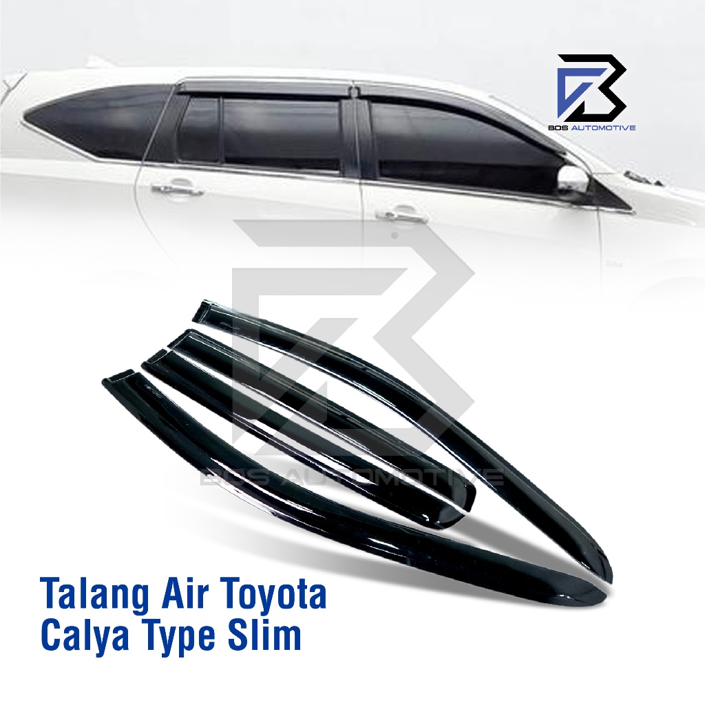 Talang Air Pintu Mobil Toyota Calya 2016 â€“ 2021 Model Slim 4 Pintu - foto-produk-4