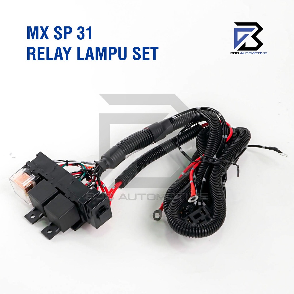 [MX] Kabel Relay Set Lampu H4 Mobil BOSCH SP Series 3 Relay 12v Untuk 2 Lampu Utama Mobil Universal - foto-produk-1