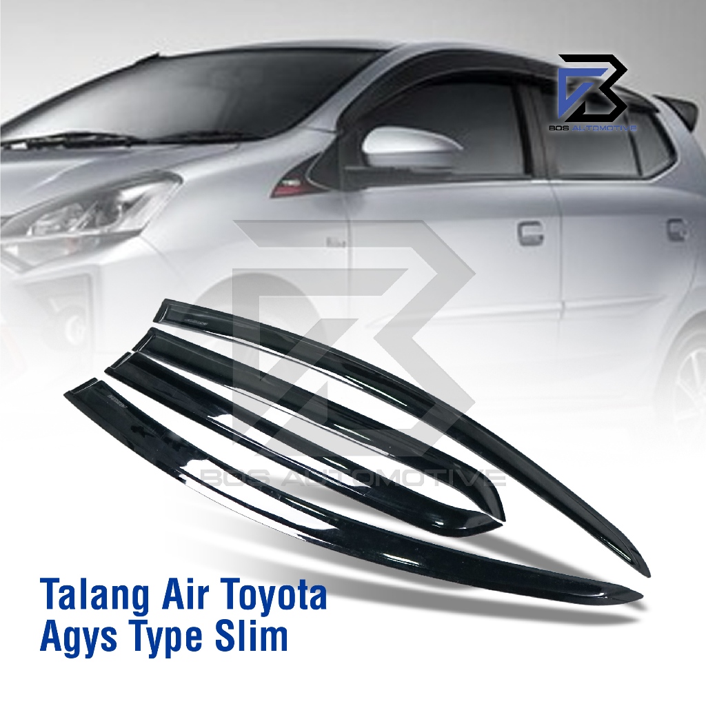 Talang Air Pintu Mobil Toyota Agya 2013 â€“ 2020 Model Slim 4 Pintu - foto-produk-4