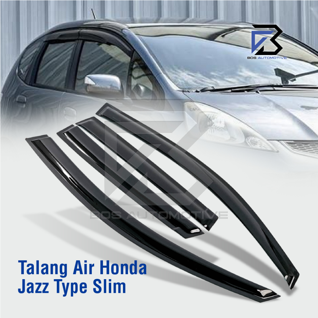 Talang Air Pintu Mobil Honda Jazz 2001 â€“ 2007 Model Slim 4 Pintu - foto-produk-4