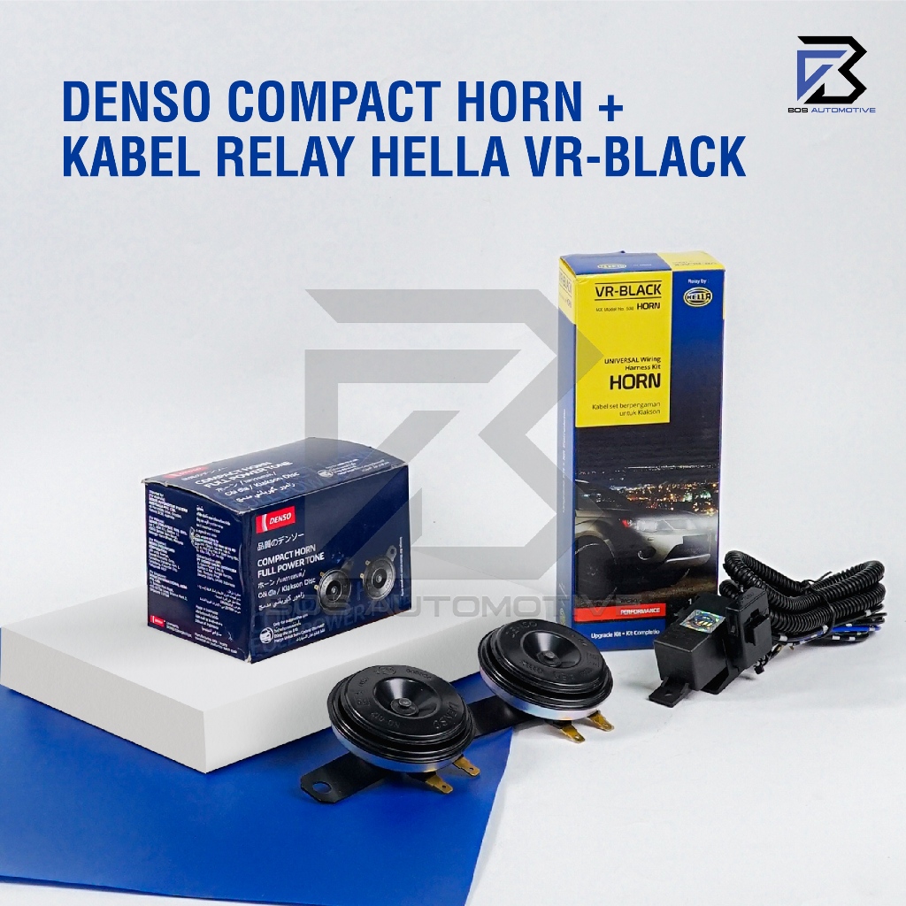 Klakson Mobil Motor Keong 12v DENSO Waterproof dengan Kabel Relay Set BOSCH HELLA MX Original - foto-variasi-5
