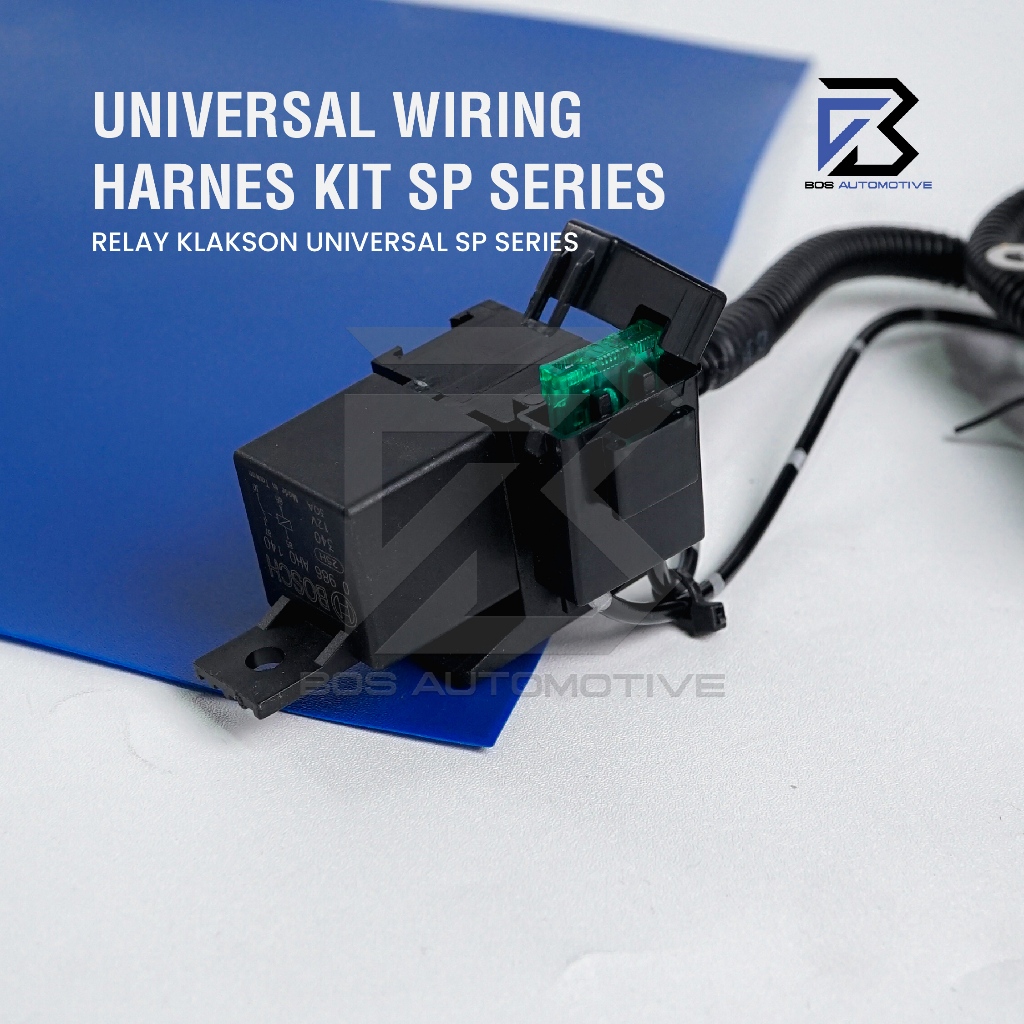Kabel Relay Set Klakson Mobil Motor Relay BOSCH SP SERIES 12V - foto-produk-1