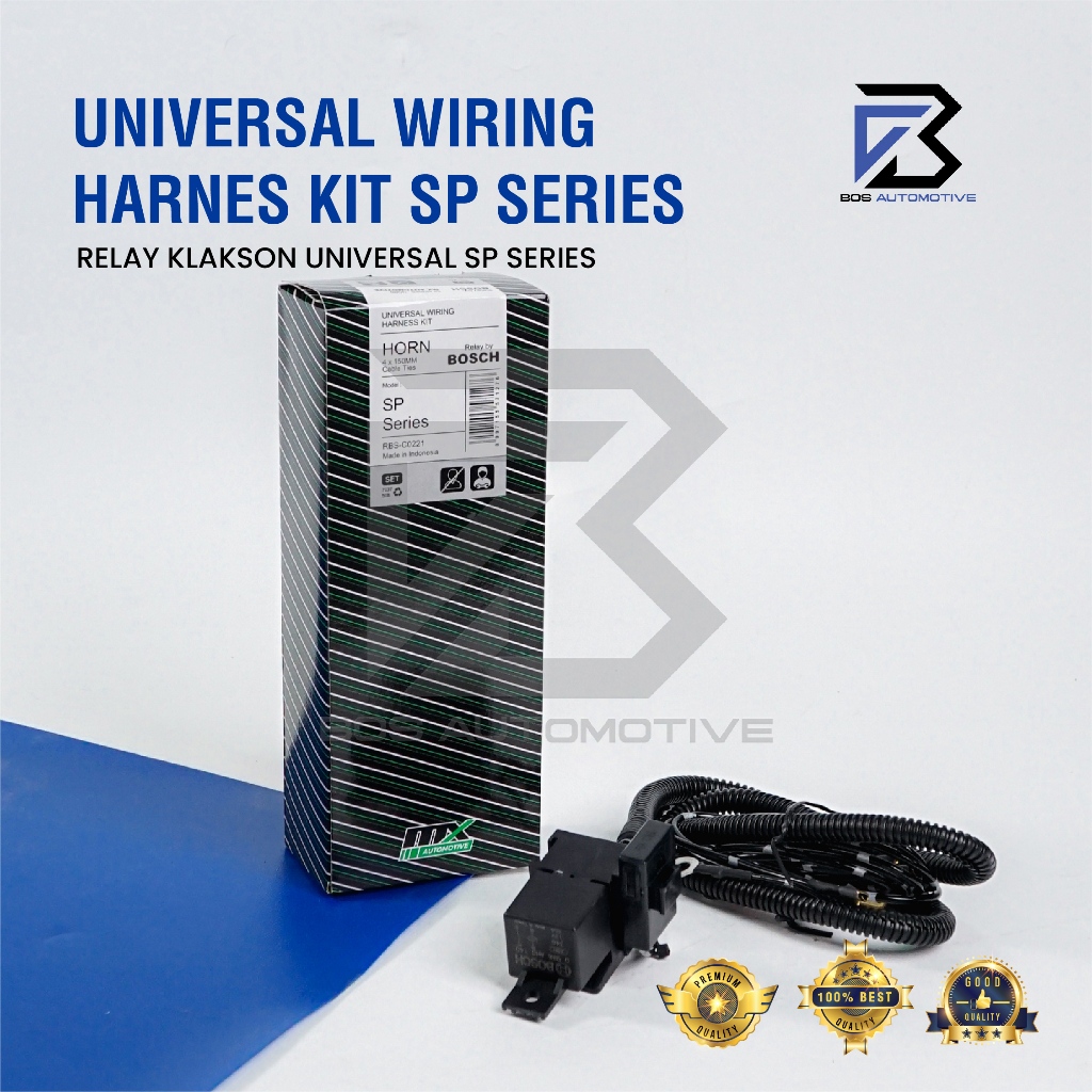 Kabel Relay Set Klakson Mobil Motor Relay BOSCH SP SERIES 12V