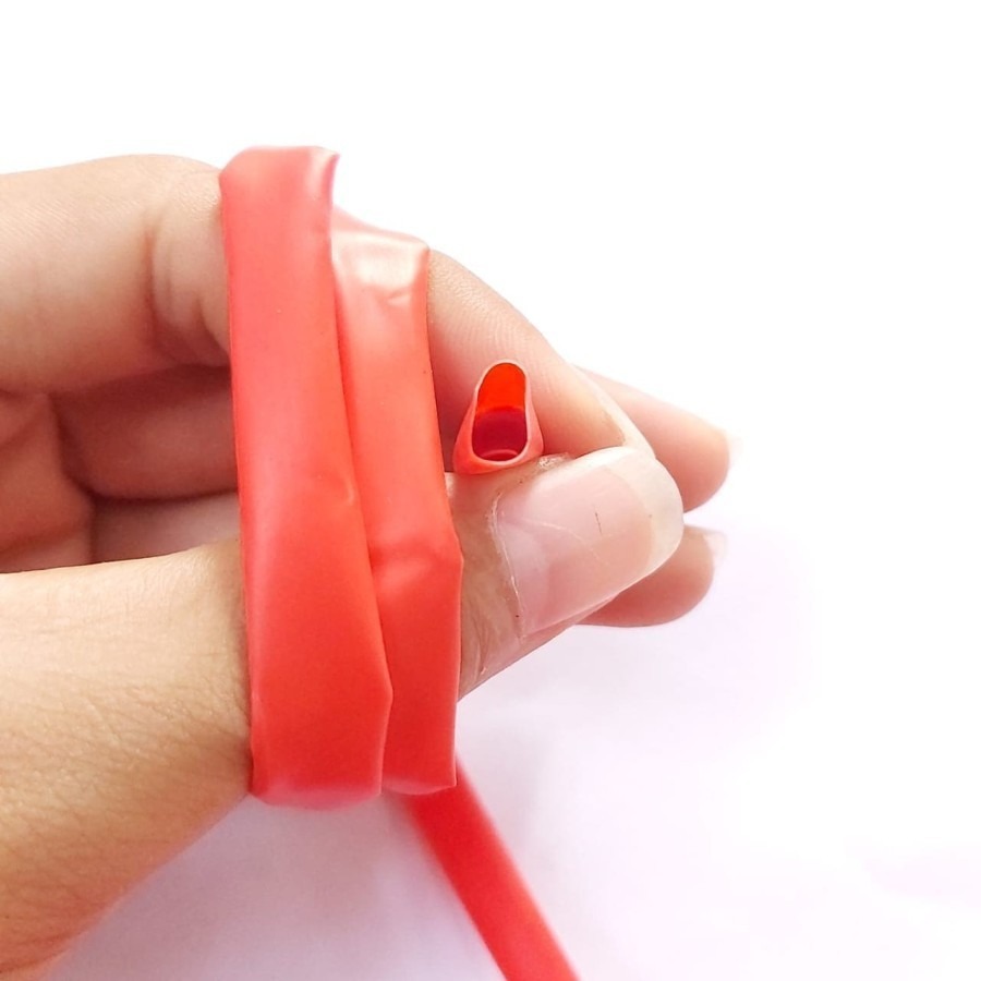 Selang Bakar / Heat Shrink Tube / Selongsong Kabel Bakar / Pelindung Kabel / Selang Kabel / Isolasi Bakar 6MM (100 METER MERAH) - foto-produk-1