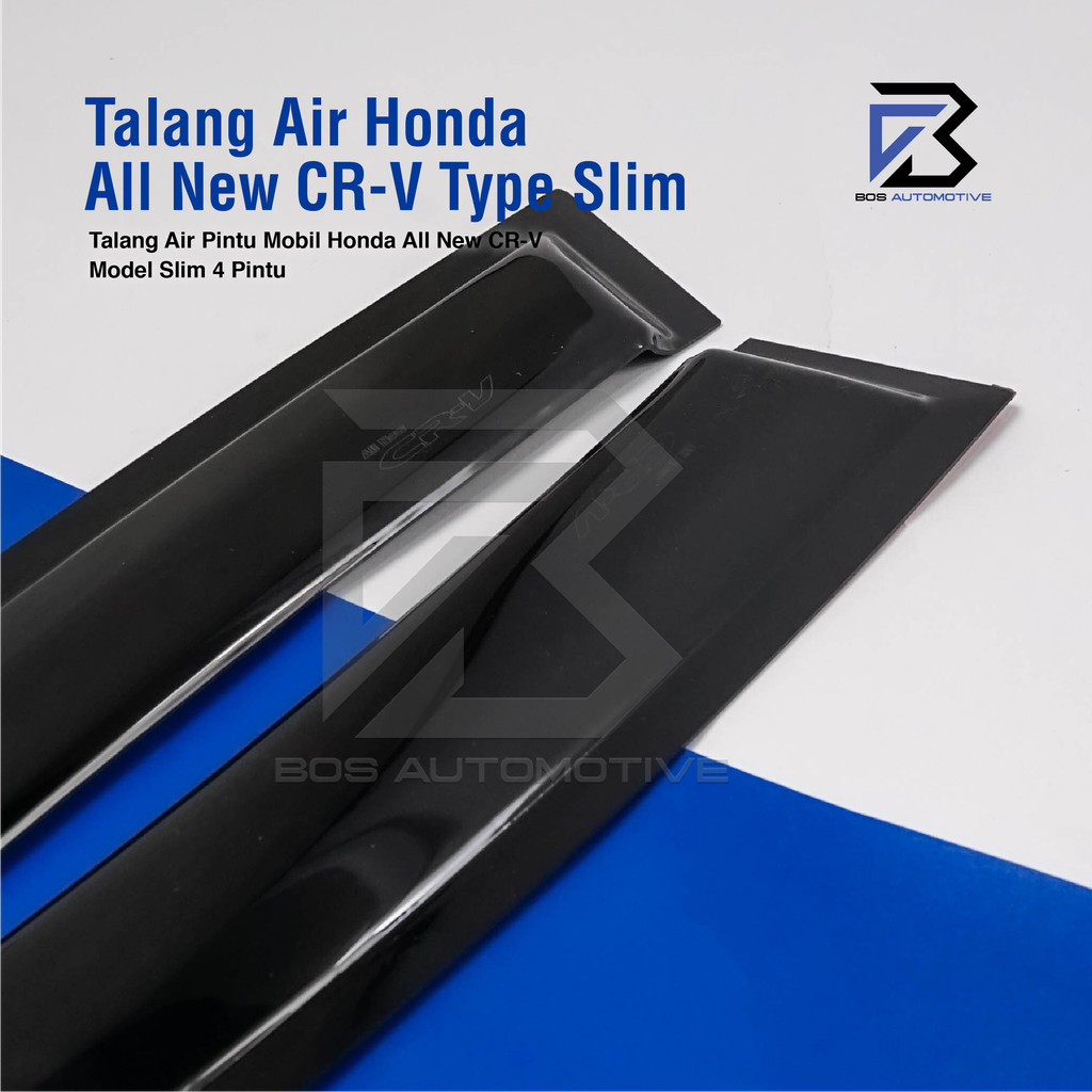 Talang Air Pintu Mobil Honda All New CRV 2007 - 2012 Model Slim 4 Pintu - foto-produk-1