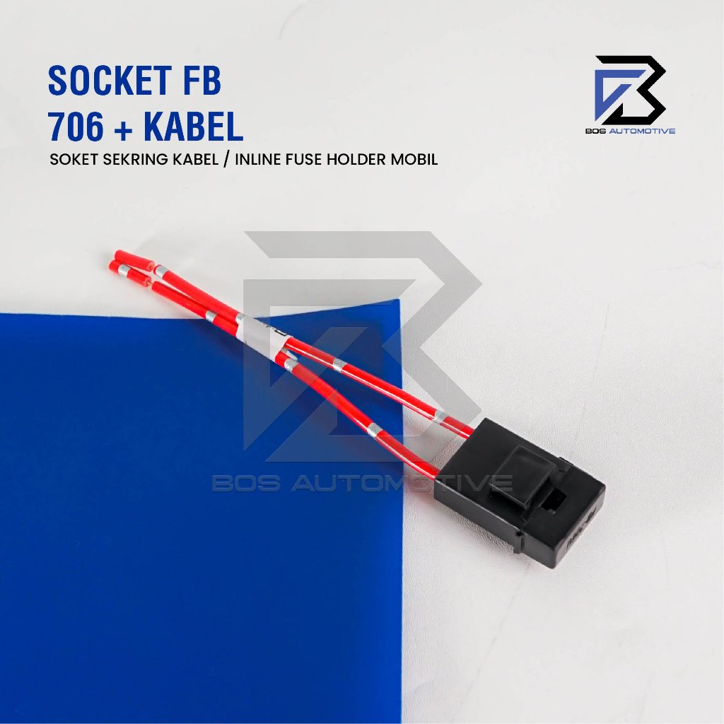 Soket Sikring FB 706 / Rumah Sikring / Socket Sekring Fuse Box Hitam - foto-produk-4