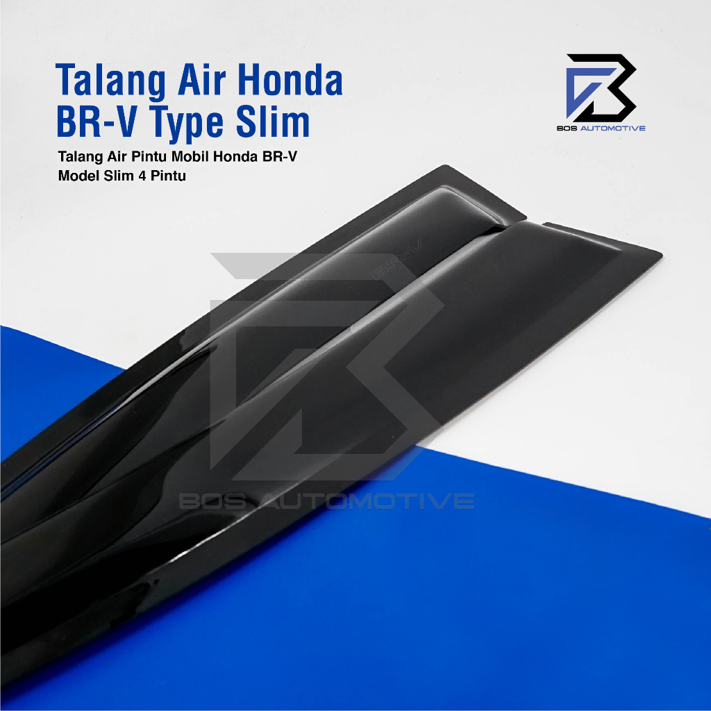 Talang Air Pintu Mobil Honda BRV 2015 - 2017 Model Slim 4 Pintu - foto-produk-1