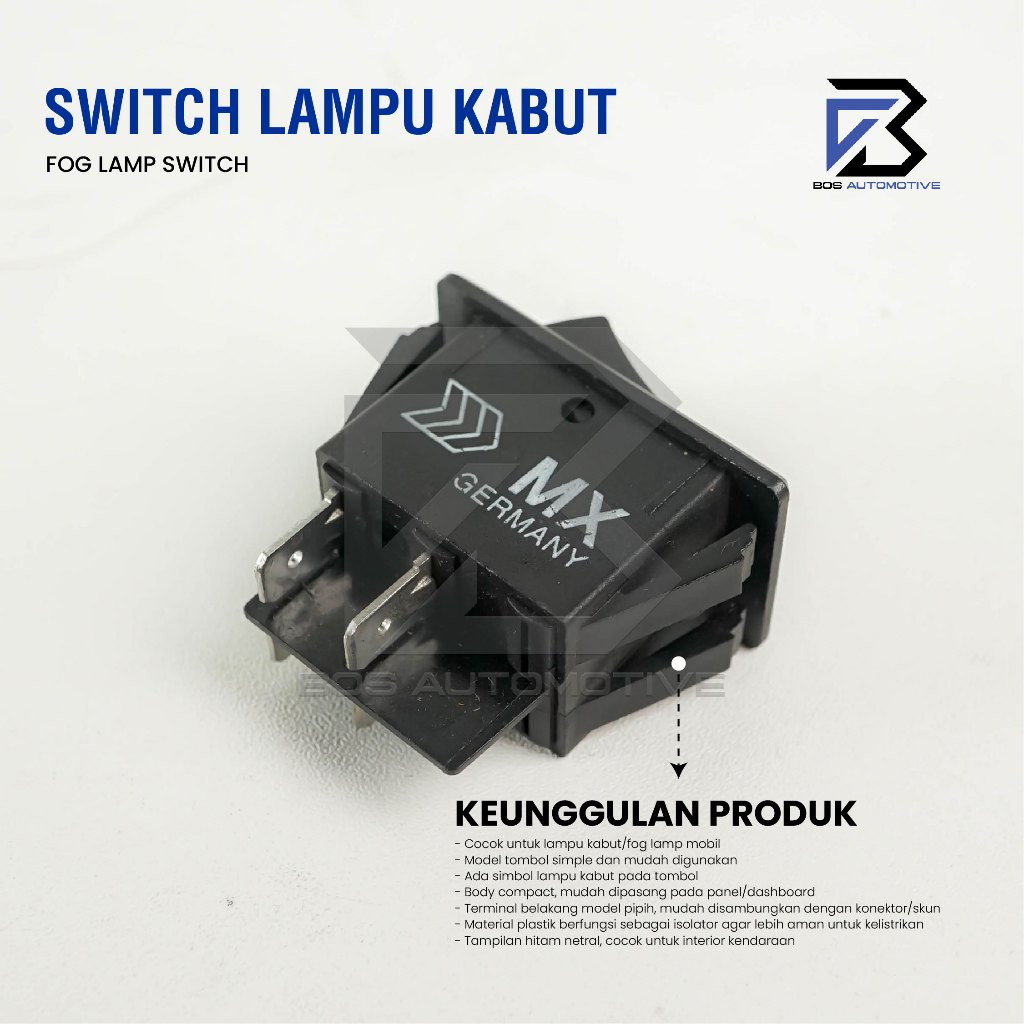 SAKLAR LAMPU KABUT SWITCH FOGLAMP KIJANG KAPSUL MX - foto-produk-3