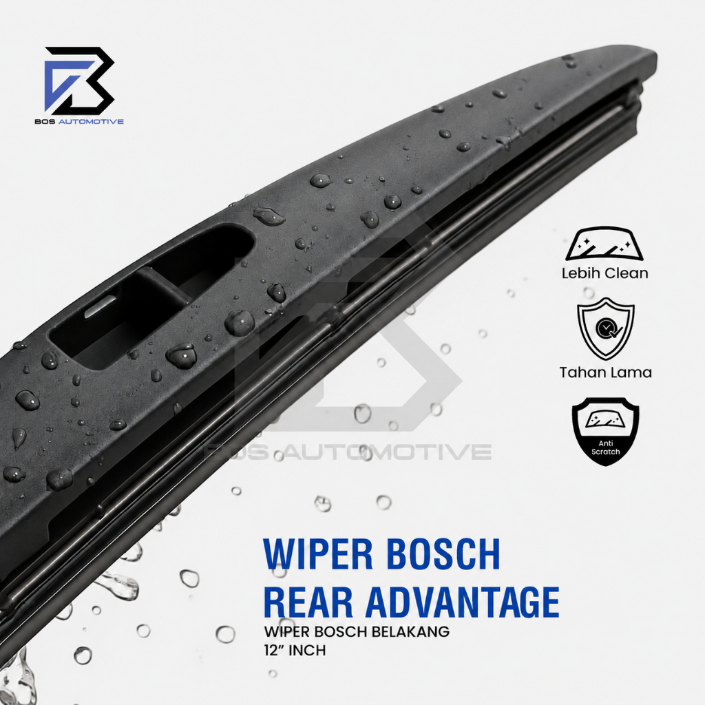 WIPER BELAKANG BOSCH H307 12" / H354 14" / H352 14" / H306 12" INCH MOBIL UNIVERSAL - foto-produk-1