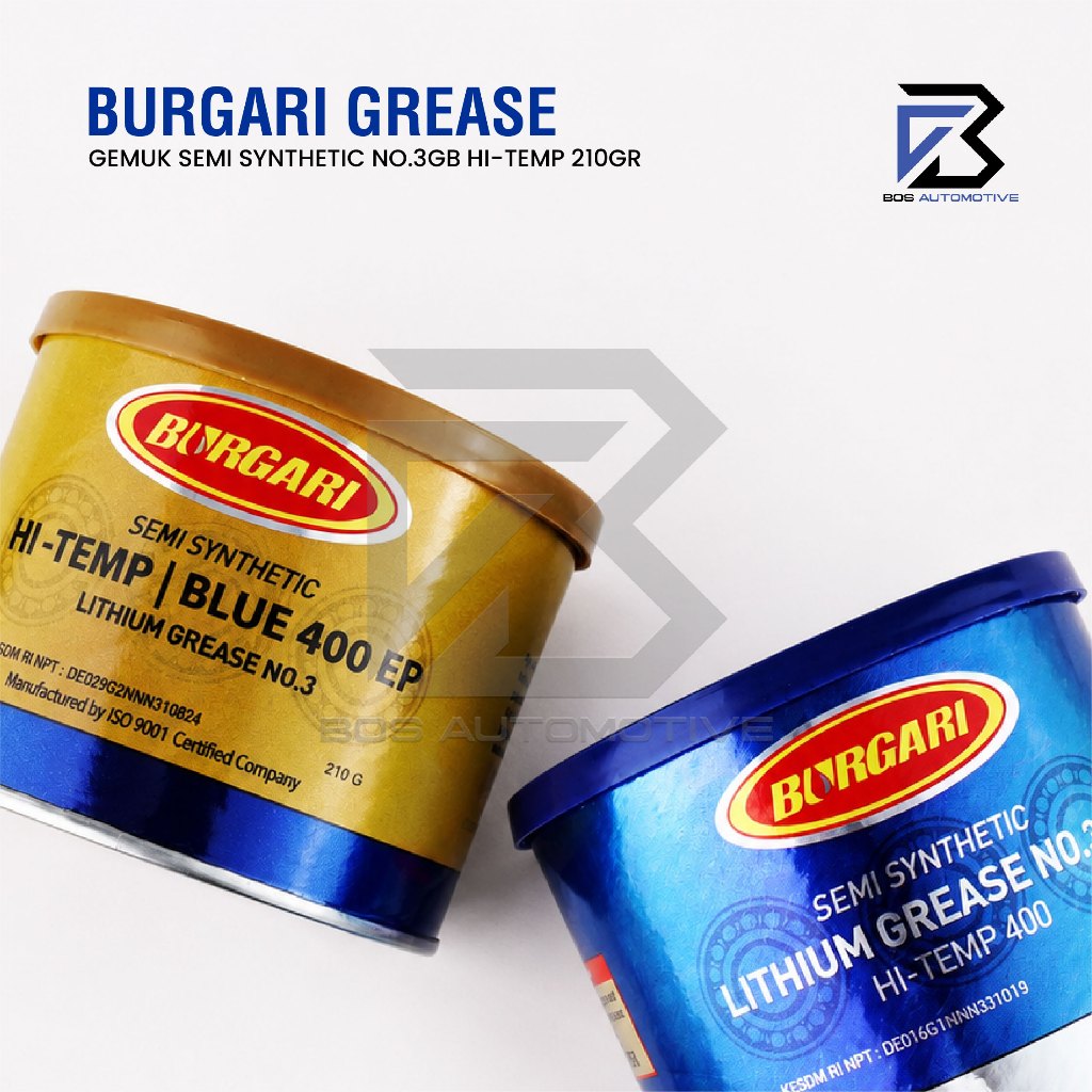 BURGARI GREASE - STEMPET - GEMUK SEMI SYNTHETIC NO.3GB HI-TEMP 210Gr - foto-produk-4