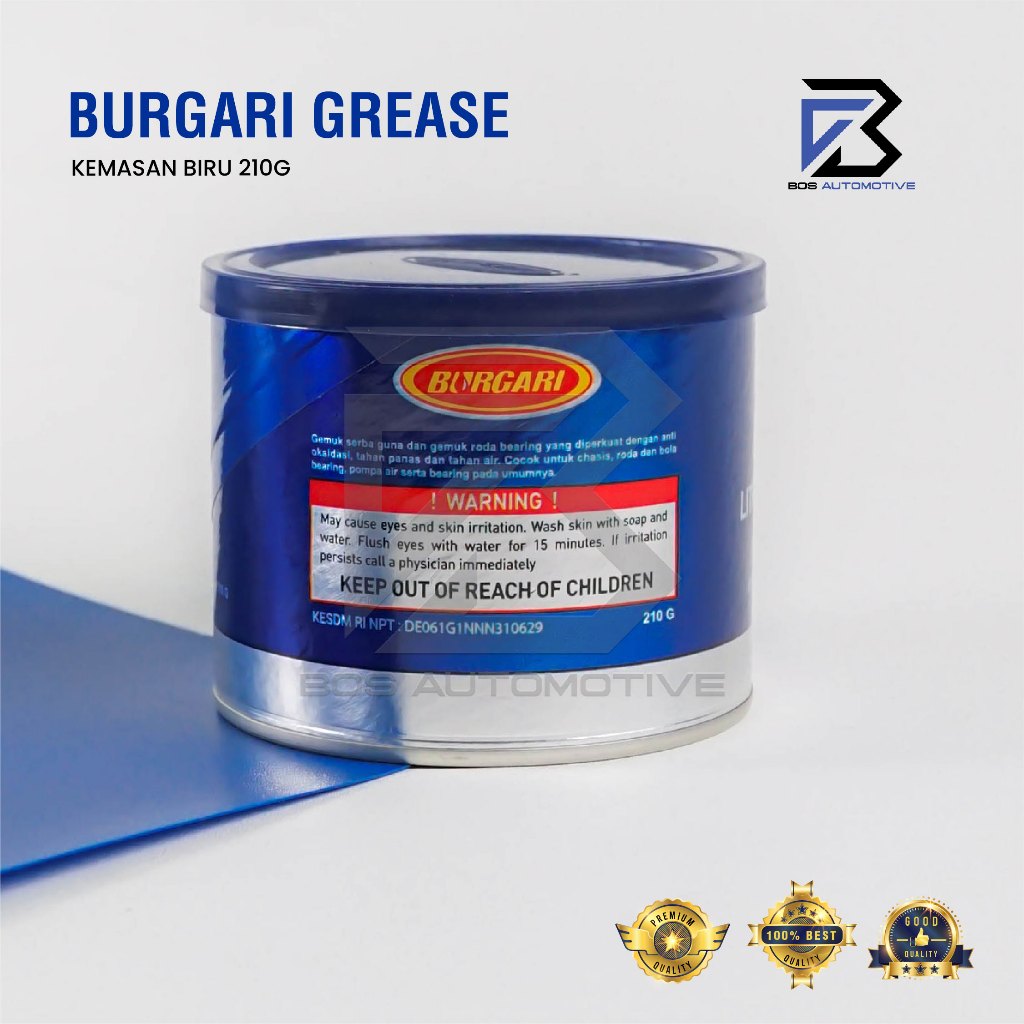 BURGARI GREASE - STEMPET - GEMUK SEMI SYNTHETIC NO.3GB HI-TEMP 210Gr - foto-variasi-1