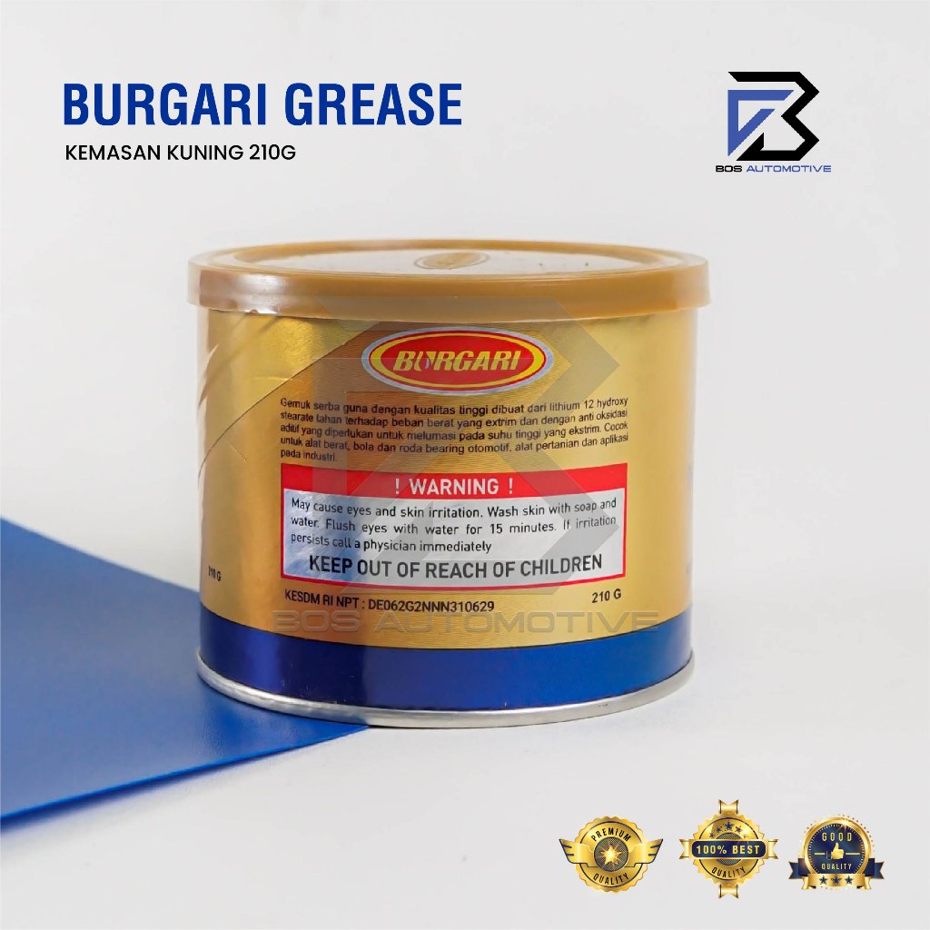 BURGARI GREASE - STEMPET - GEMUK SEMI SYNTHETIC NO.3GB HI-TEMP 210Gr - foto-variasi-2